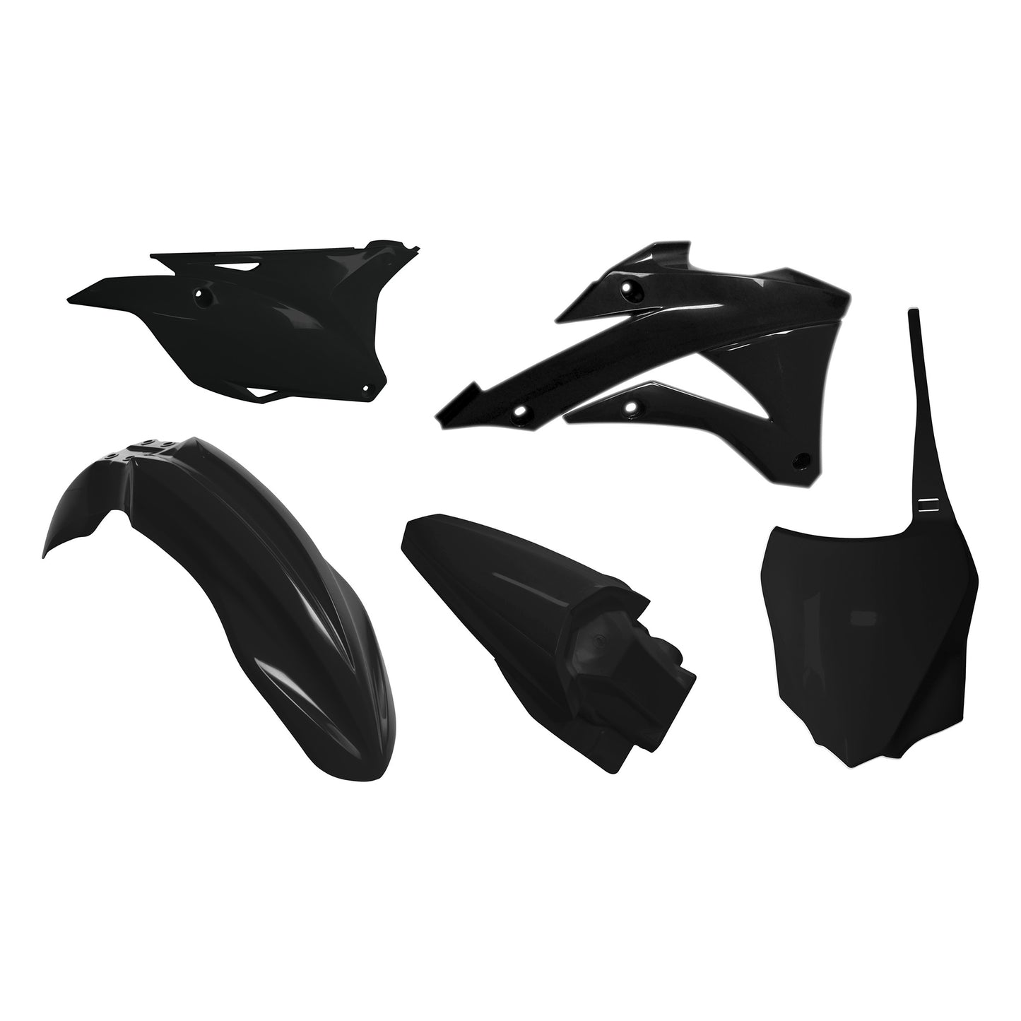 Racetech Plastic Kit KX85-100 14-21 (5 pcs) Black