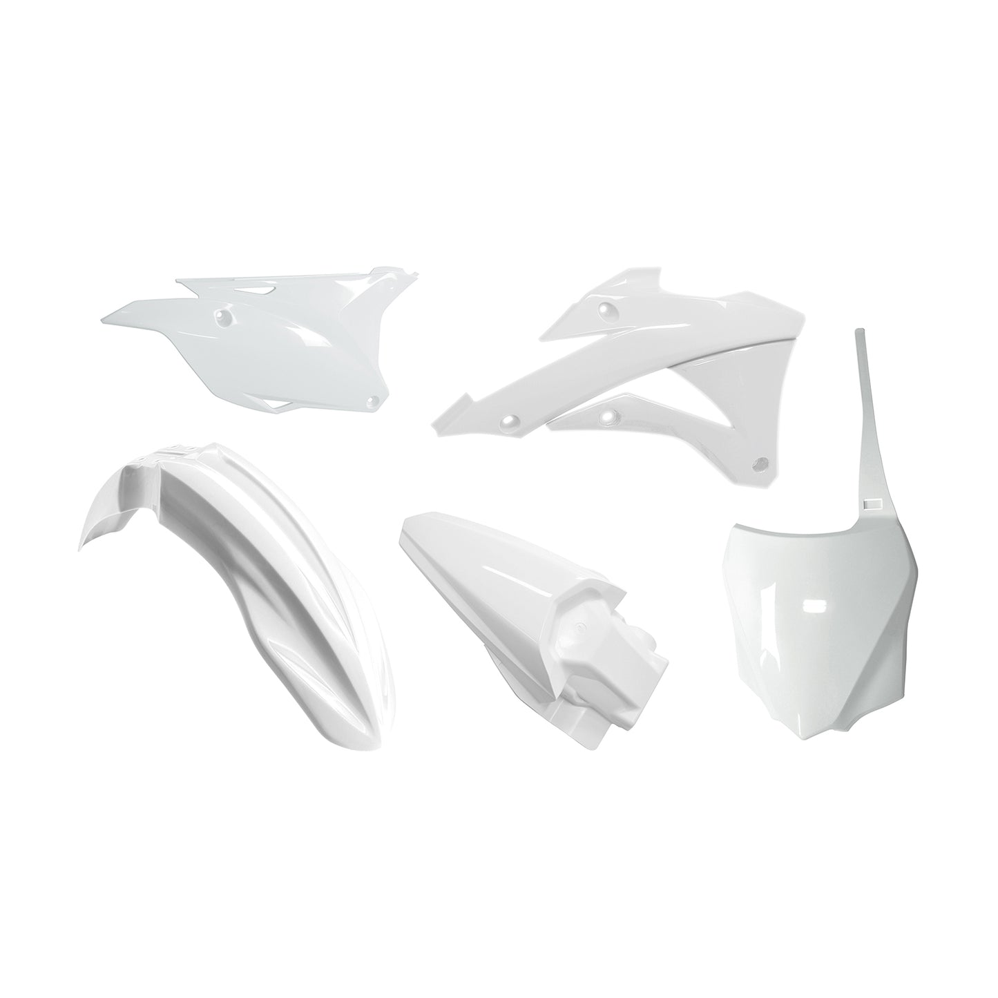 Racetech Plastic Kit KX85-100 14-21 (5 pcs) White