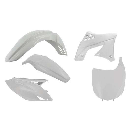 Racetech Plastic Kit KXF250 09-12 (5 pcs) White
