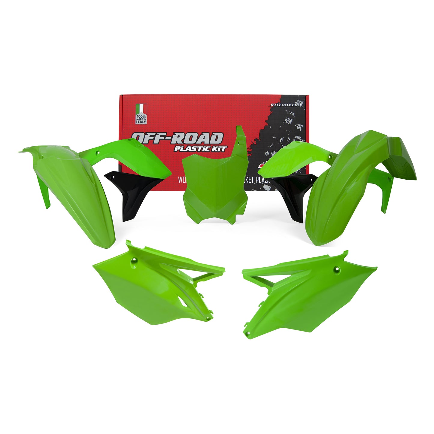 Racetech Plastic Kit KX450 16-18 (5 pcs) Green