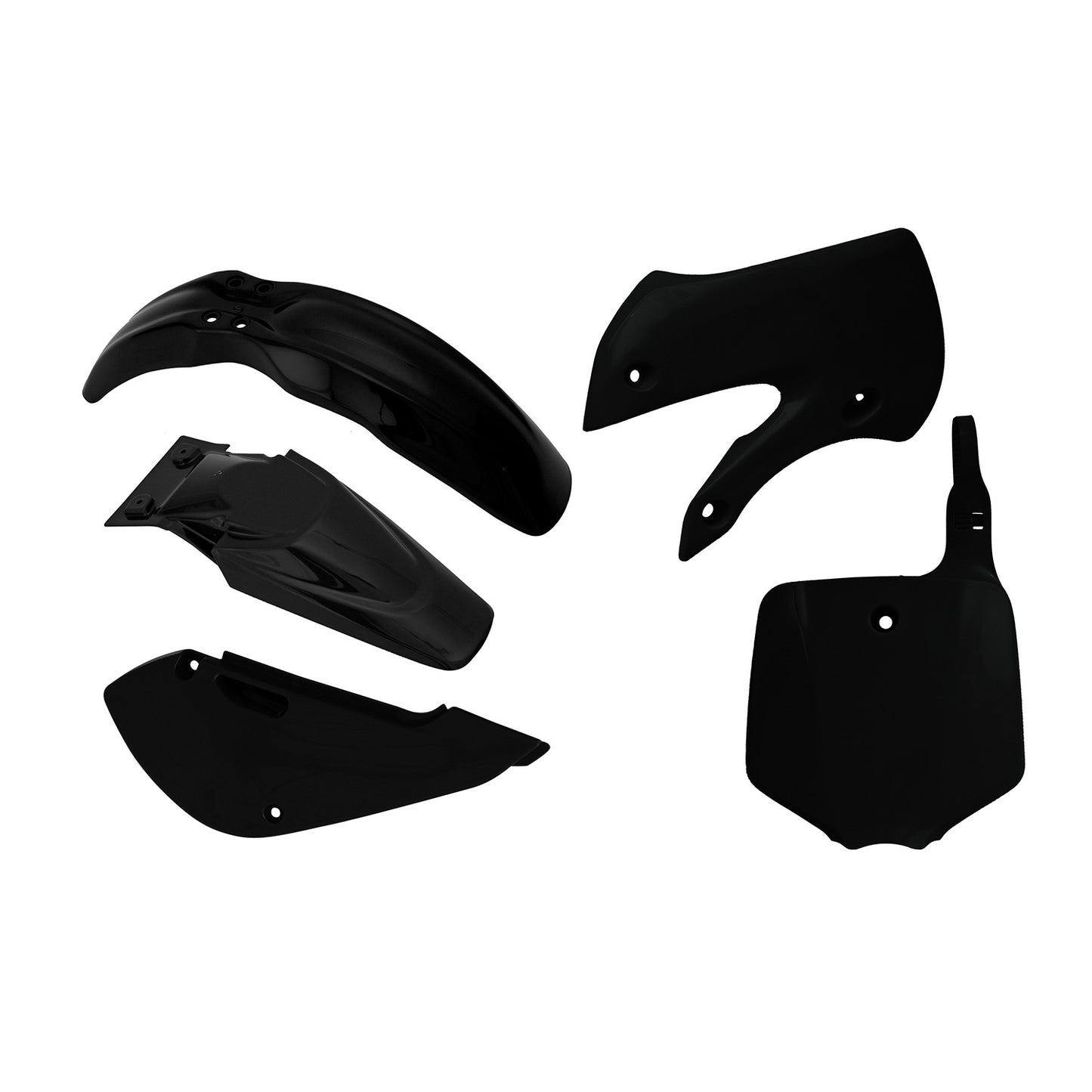 Racetech Plastic Kit KX65 01-26 (5 pcs) Black