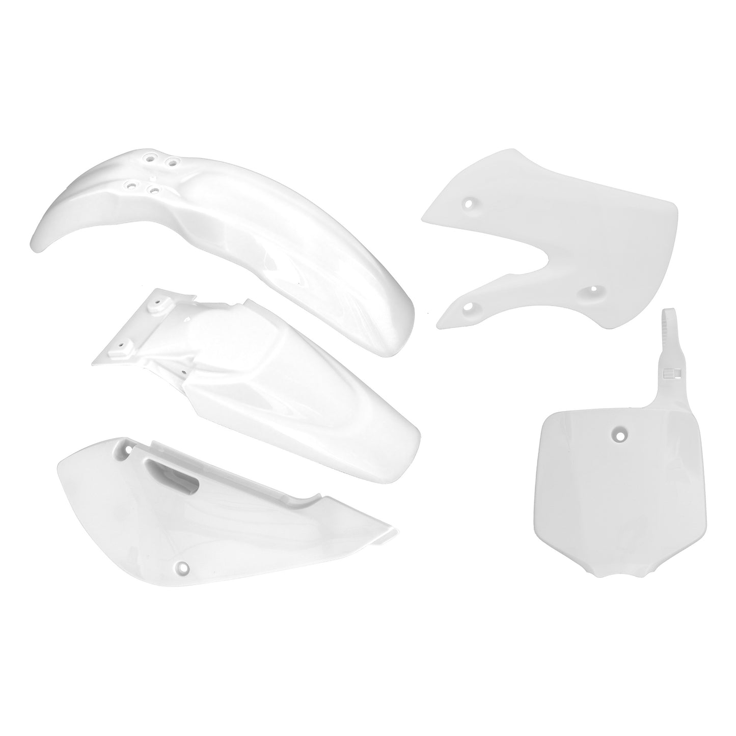 Racetech Plastic Kit KX65 01-26 (5 pcs) White