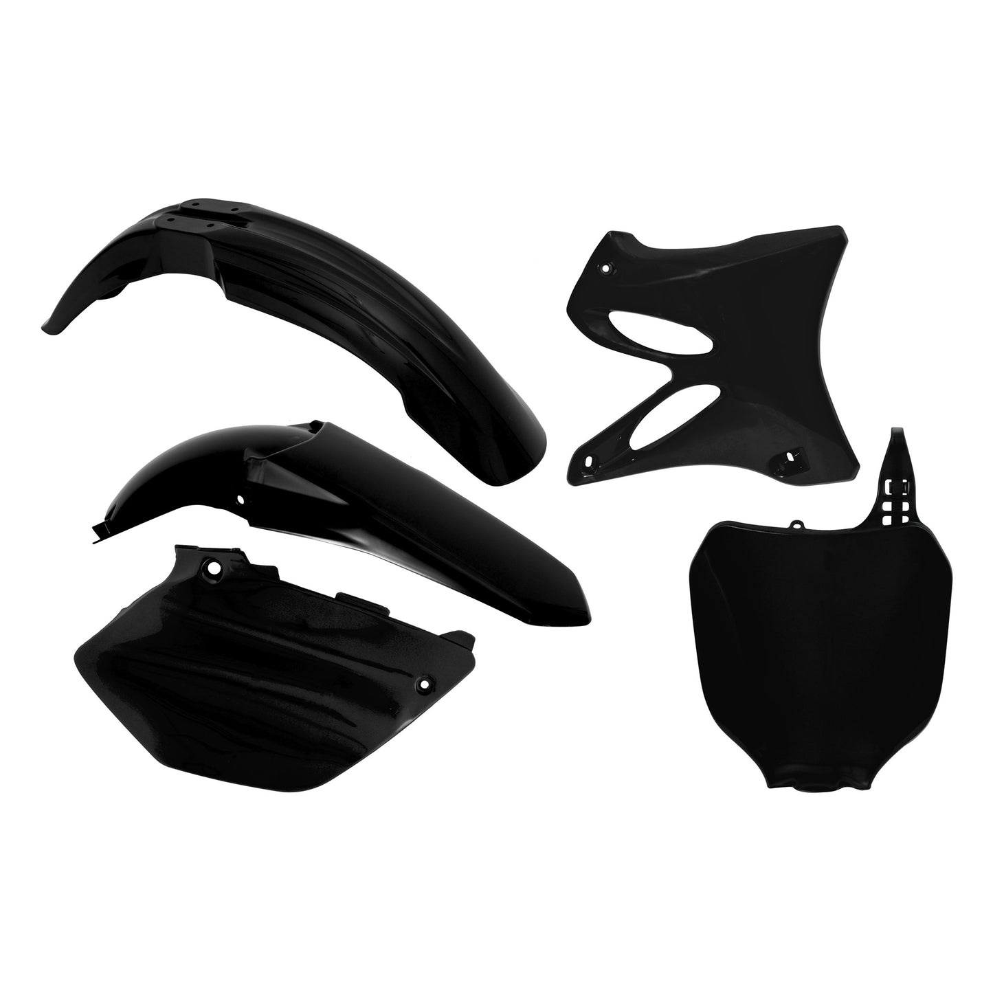 Racetech Plastic Kit YZ125/250 02-05 (5 pcs) Black