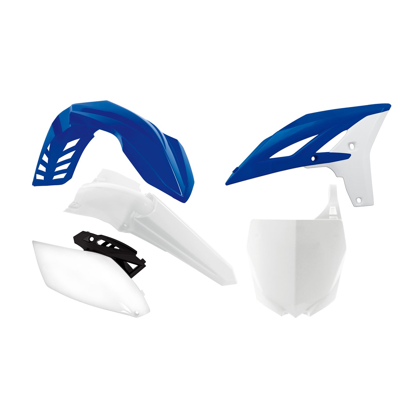 Racetech Plastic Kit YZF250 10-13 (4 pcs) Yamaha Blue / White