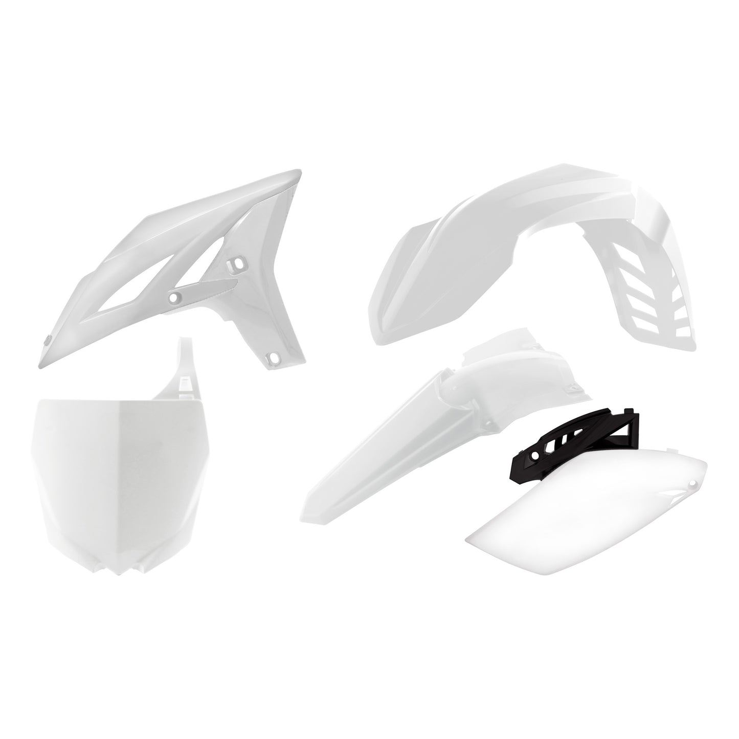 Racetech Plastic Kit YZF250 10-13 (4 pcs) White