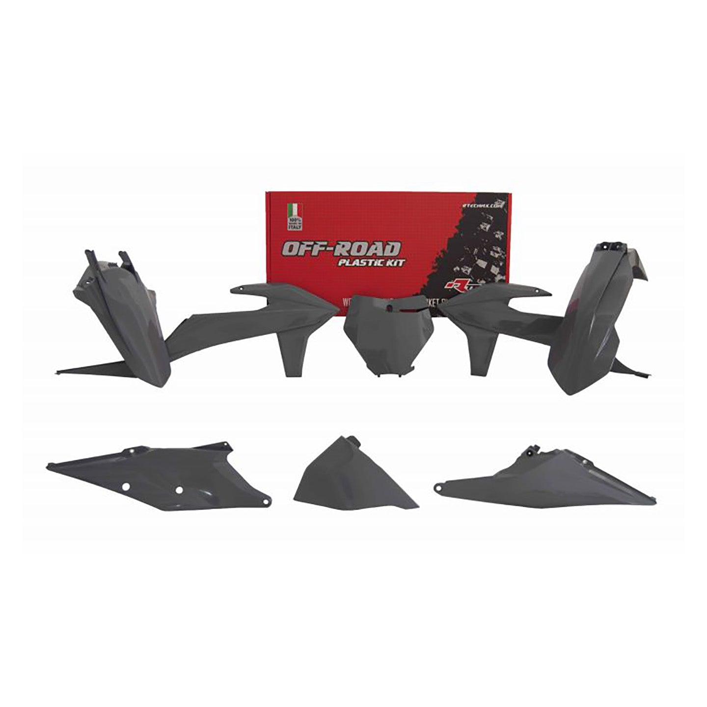 Racetech Plastic Kit KTM SX125-150-250 19-22 (6 pcs) Quantum Grey