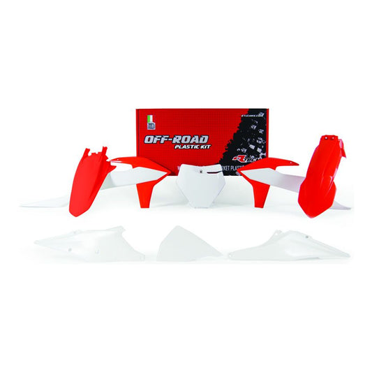 Racetech Plastic Kit SX125-150-250 19-22 (6 pcs) OEM 21 / White / KTM Orange