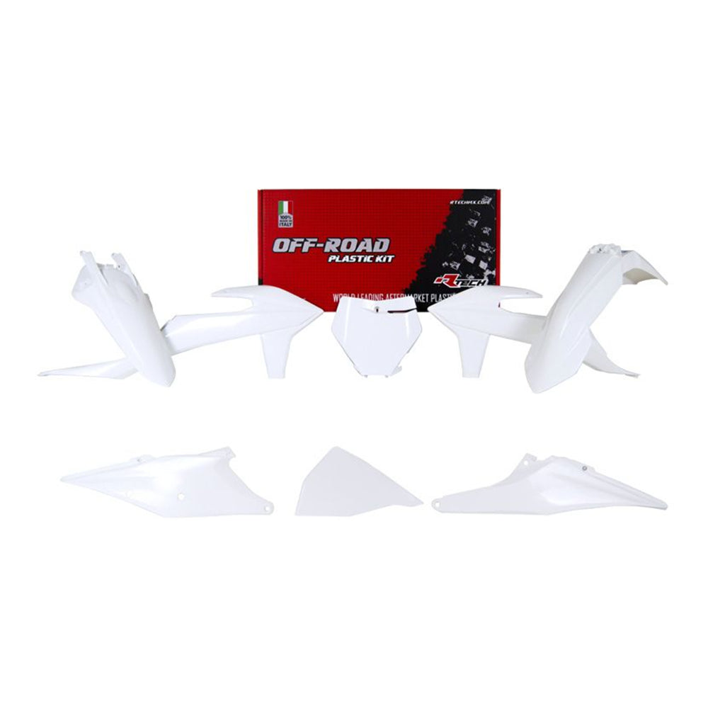 Racetech Plastic Kit SX125-150-250 19-22 (6 pcs) White