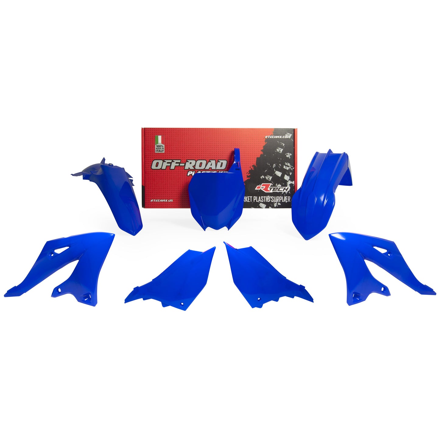 Racetech Plastic Kit YZ125-250 22-24 (5 pcs) Yamaha Blue