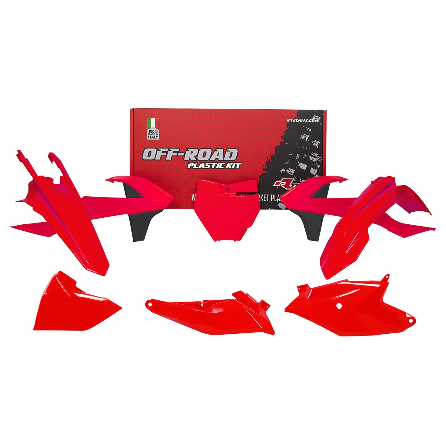Racetech Plastic Kit MC85 21-24 (6 pcs) Red