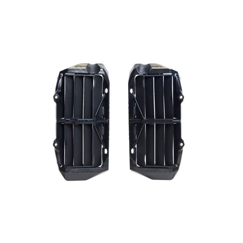Racetech Reinforced Rad Louvers (2pc) SX125-150-250 19-24 Black