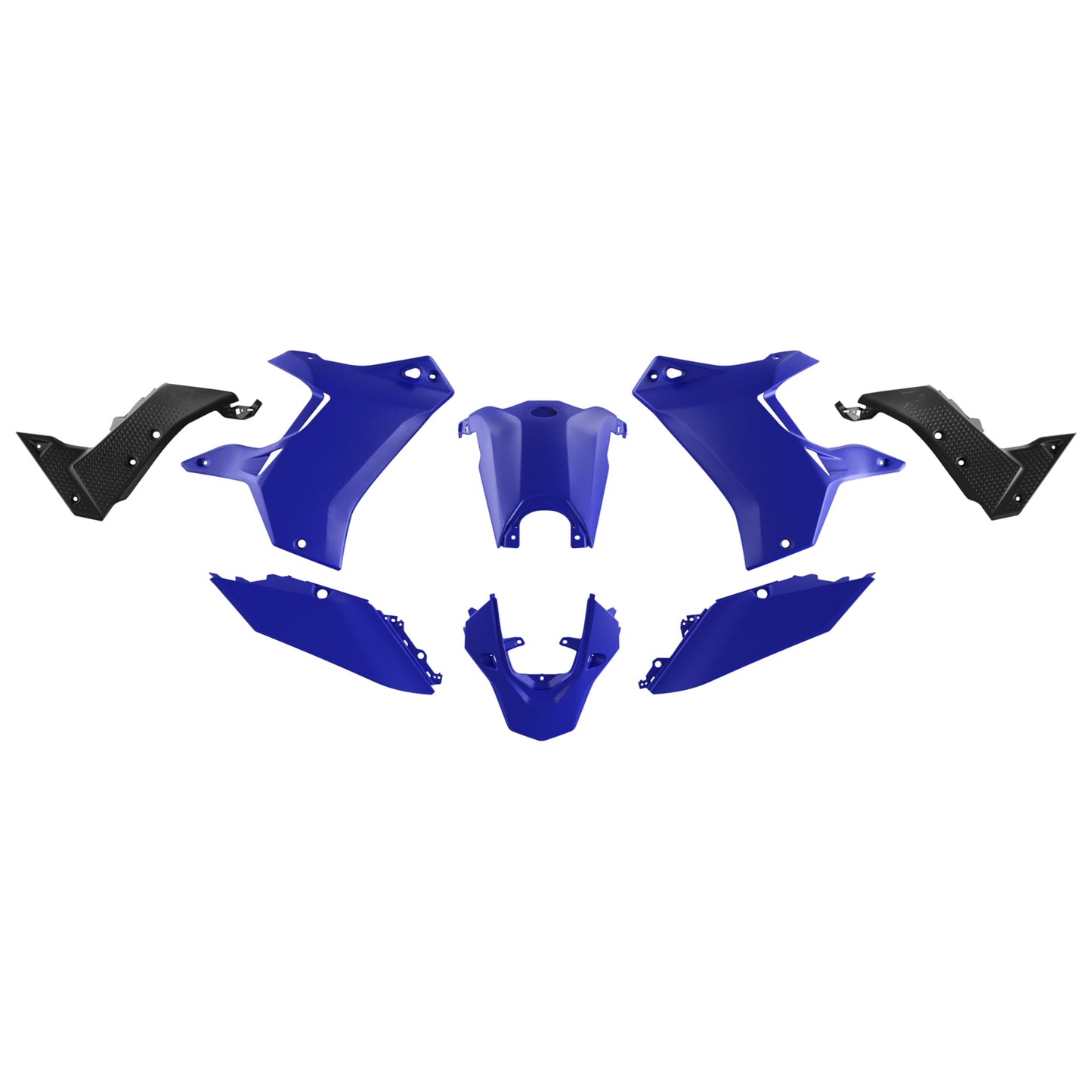 Racetech Plastic Kit T7 19-24 (7 pcs) Blue / Black