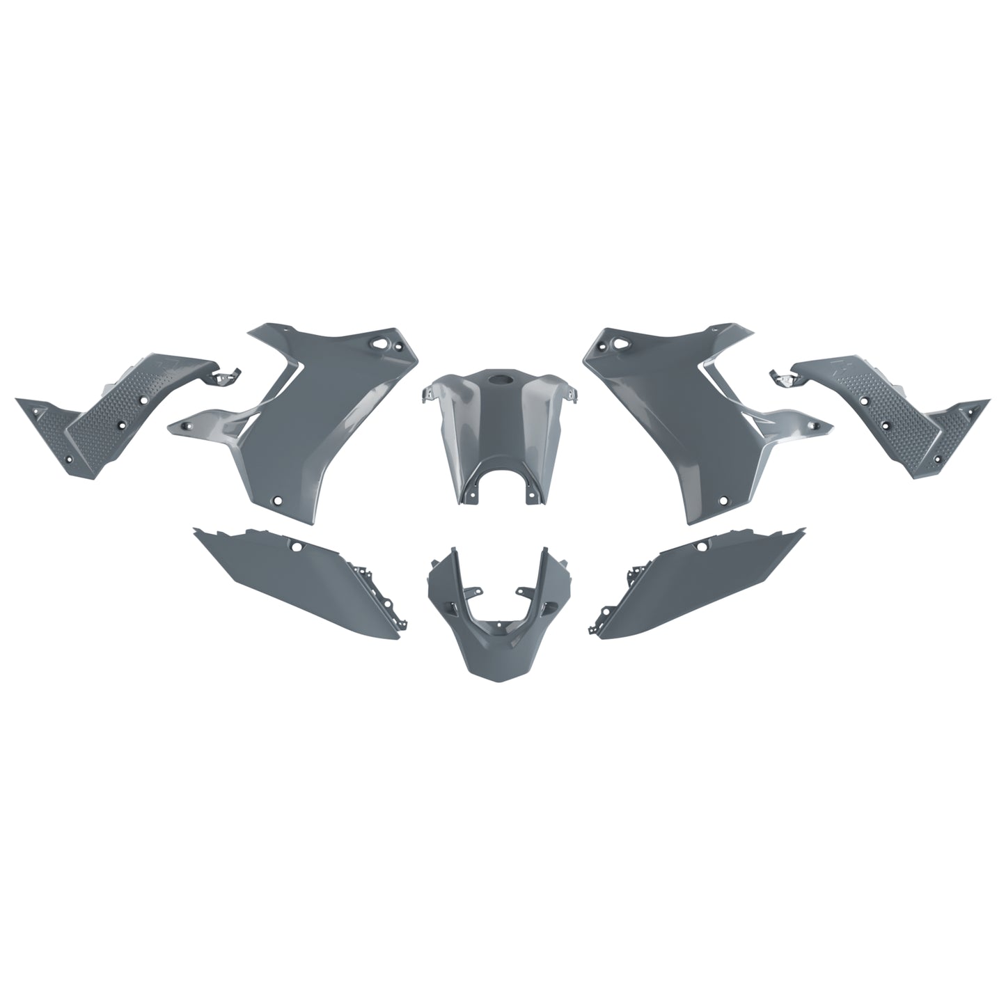 Racetech Plastic Kit T7 19-24 (7 pcs) Light Grey