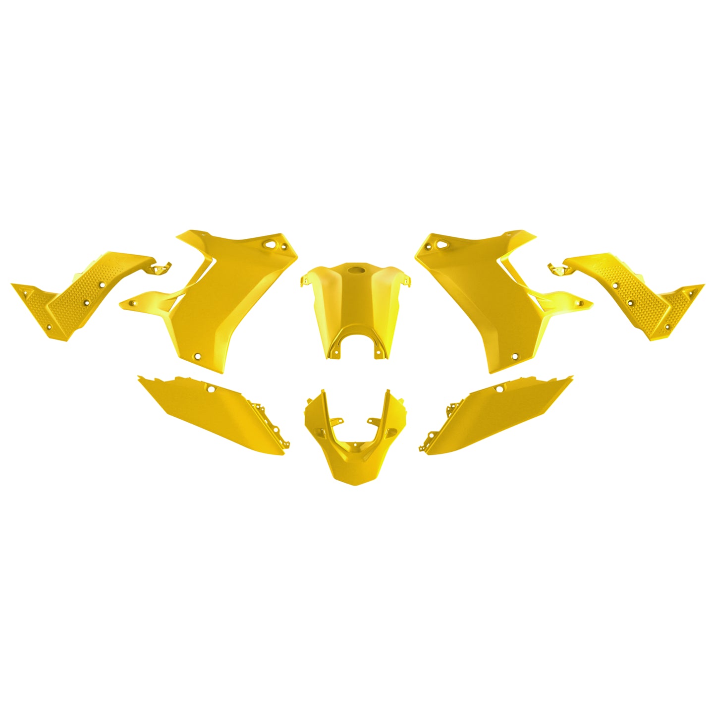 Racetech Plastic Kit T7 19-24 (7 pcs) Yellow