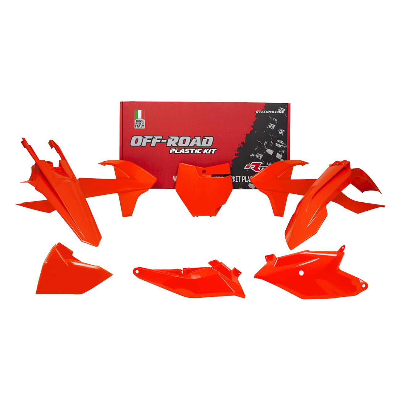 Racetech Plastic Kit SX85 18-24 (6 pcs) Neon Orange