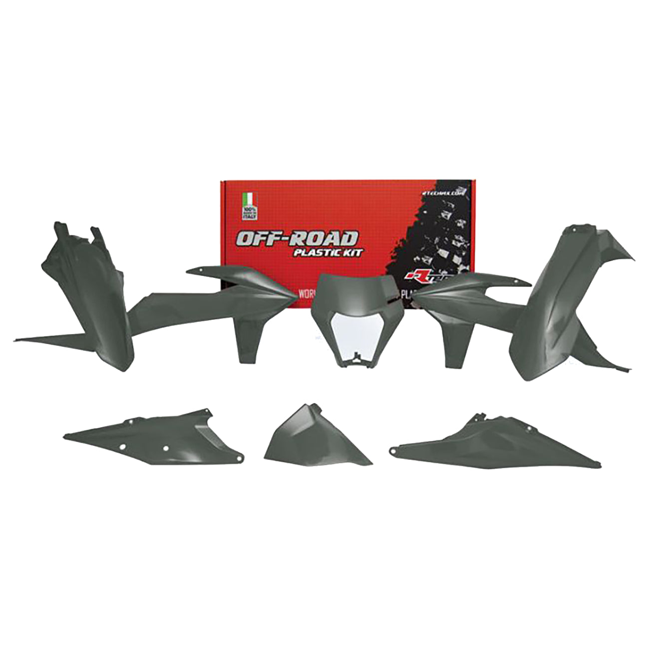 Racetech Plastic Kit EXC/EXCF/XC-W125-500 20-23 (6 pcs) Grey