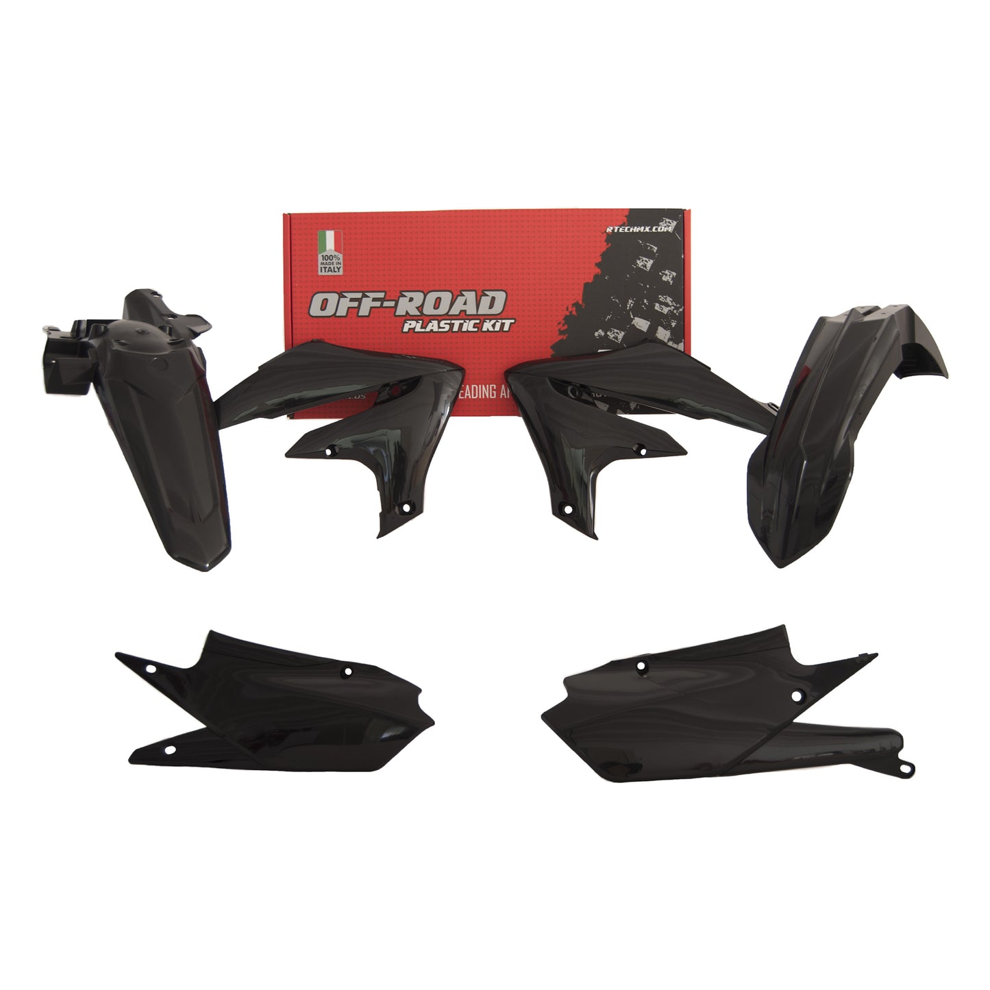 Racetech Plastic Kit WRF250 20-22/WRF450 19-24 (4 pcs) Black