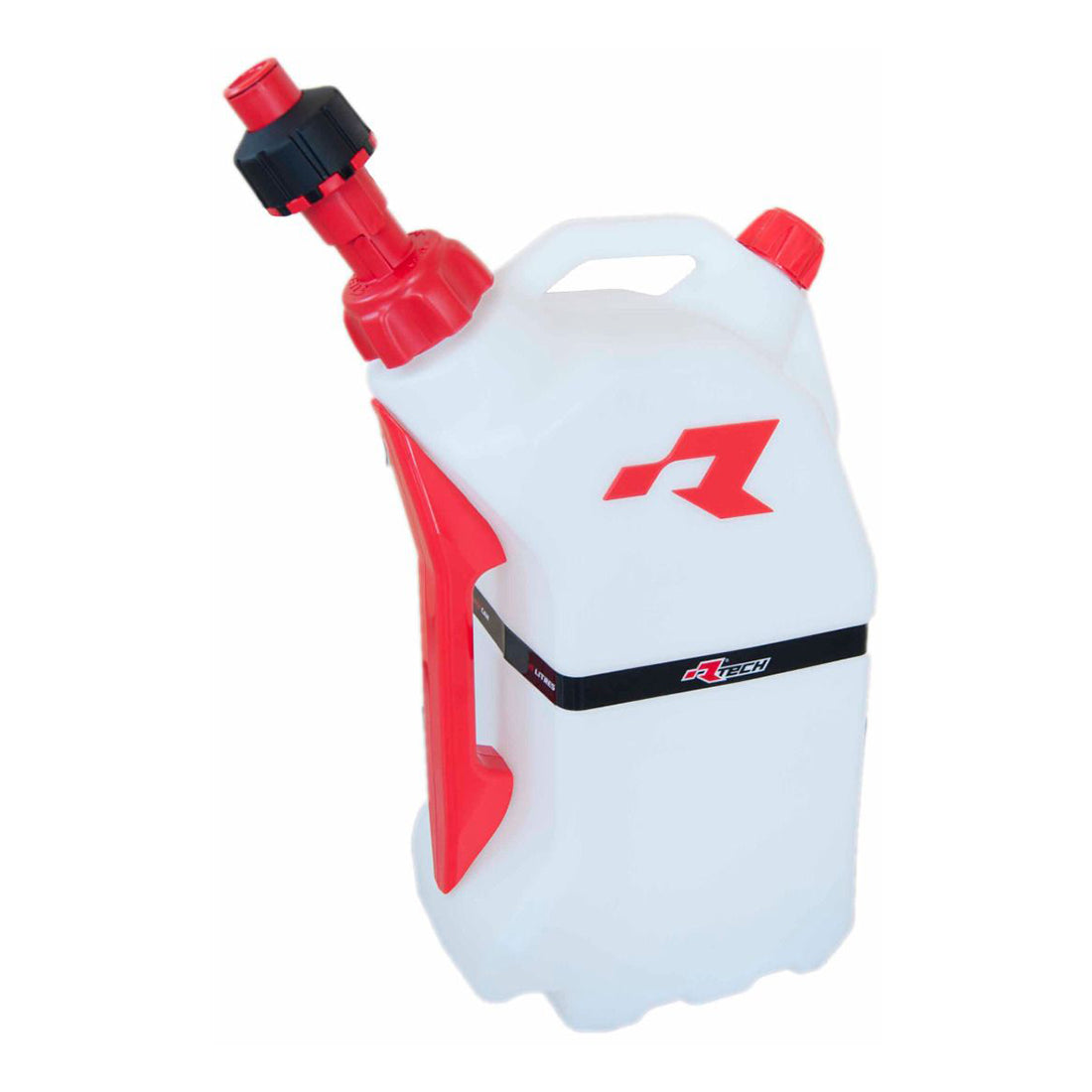 Racetech Fuel Can (15L) w/Quick Fill System Clear / Red
