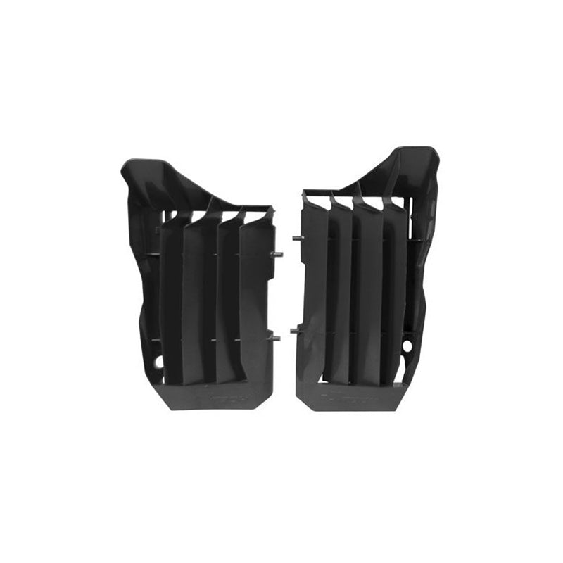 Racetech Oversize Radiator Louvers CRF250 18-19 Black