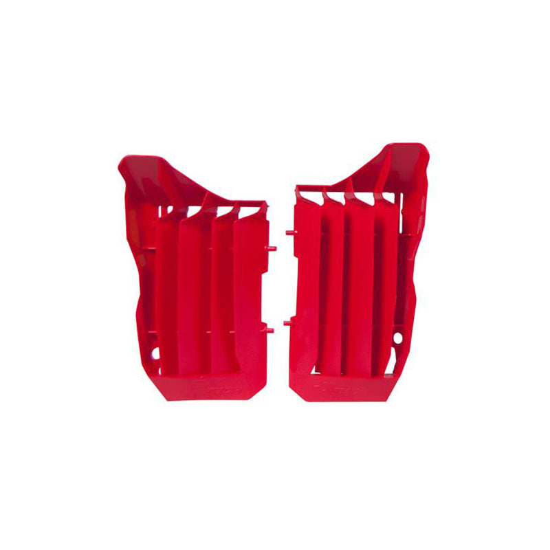 Racetech Oversize Radiator Louvers CRF250 18-19 Red