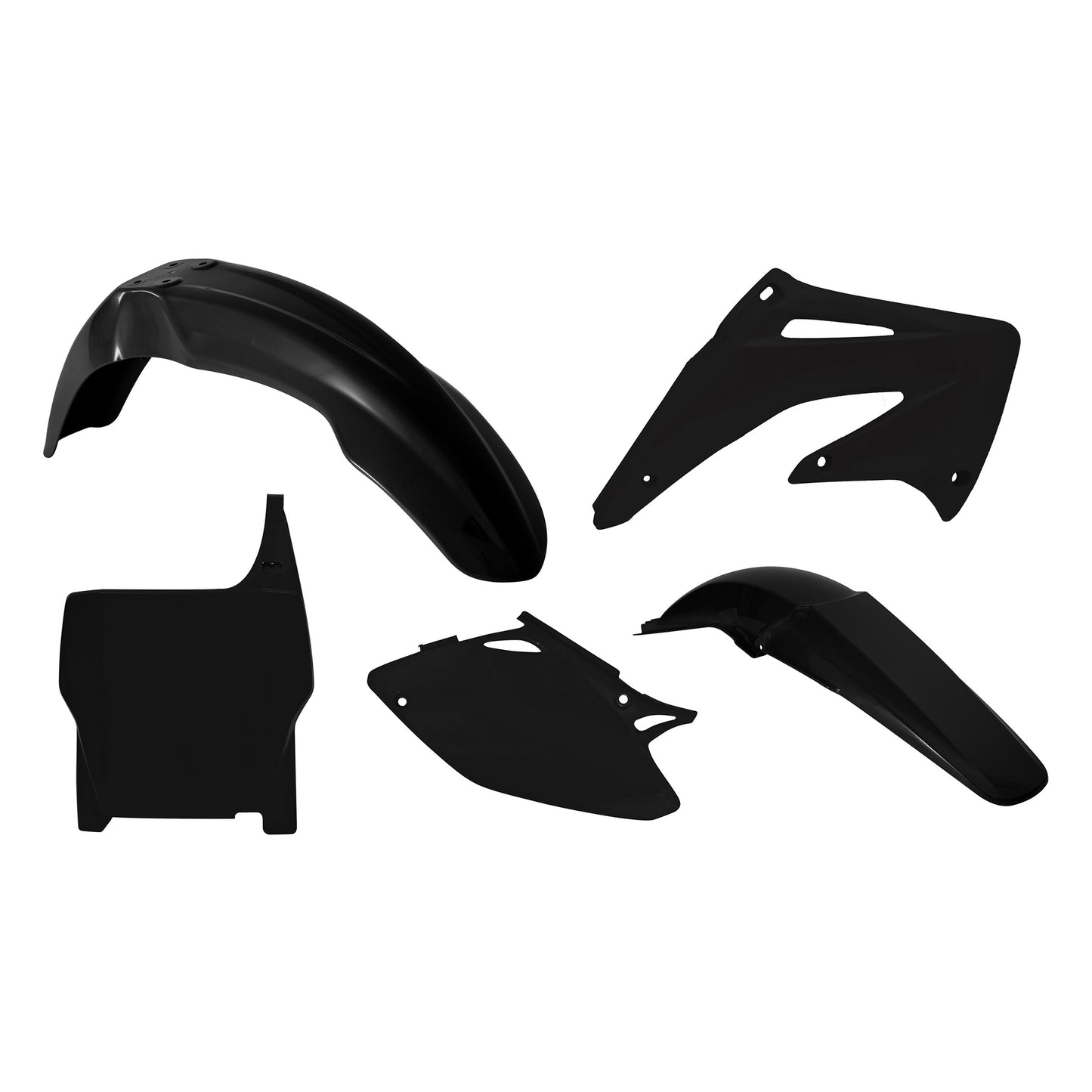 Racetech Plastic Kit CRF450 04 (5 pcs) Black