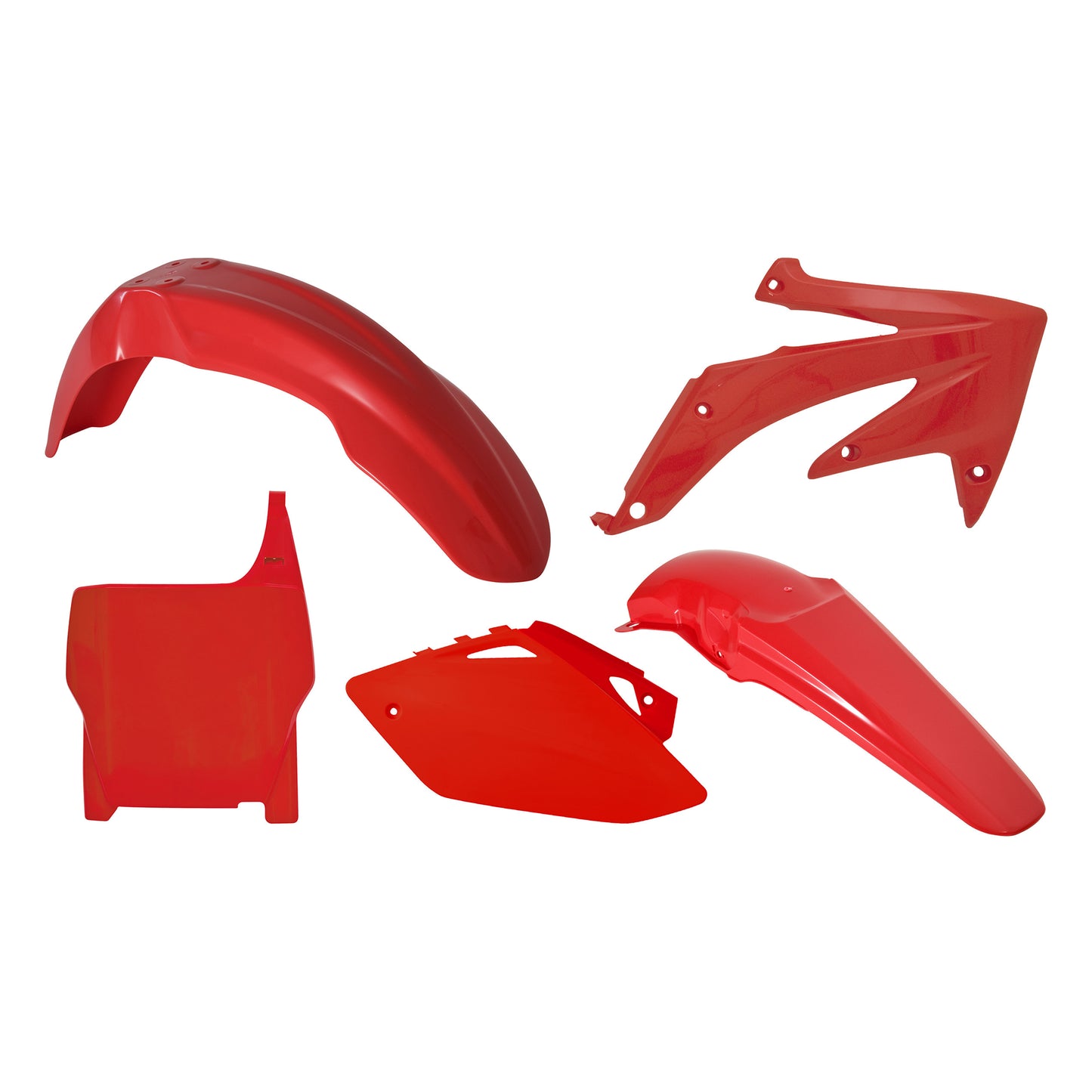 Racetech Plastic Kit CRF450 05-06 (5 pcs) Red