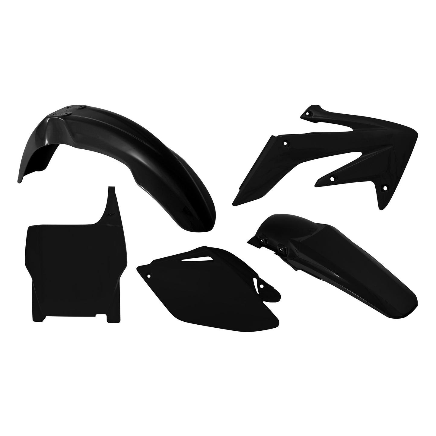 Racetech Plastic Kit CRF250 06-07 (5 pcs) Black