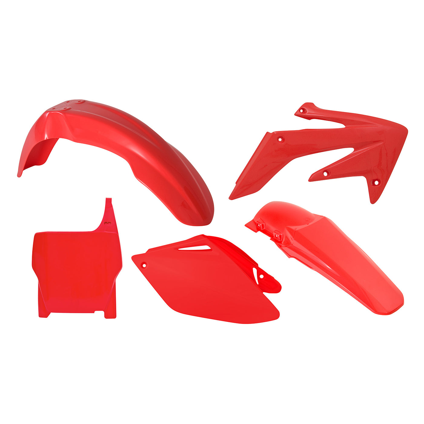 Racetech Plastic Kit CRF250 06-07 (5 pcs) Red