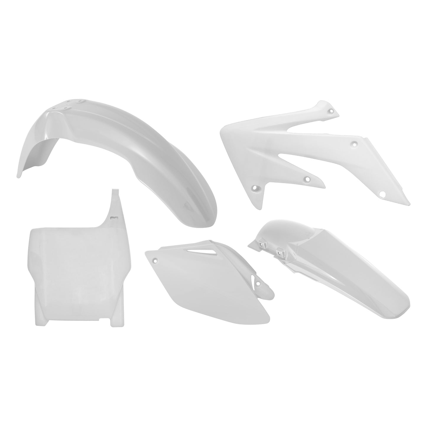 Racetech Plastic Kit CRF250 06-07 (5 pcs) White