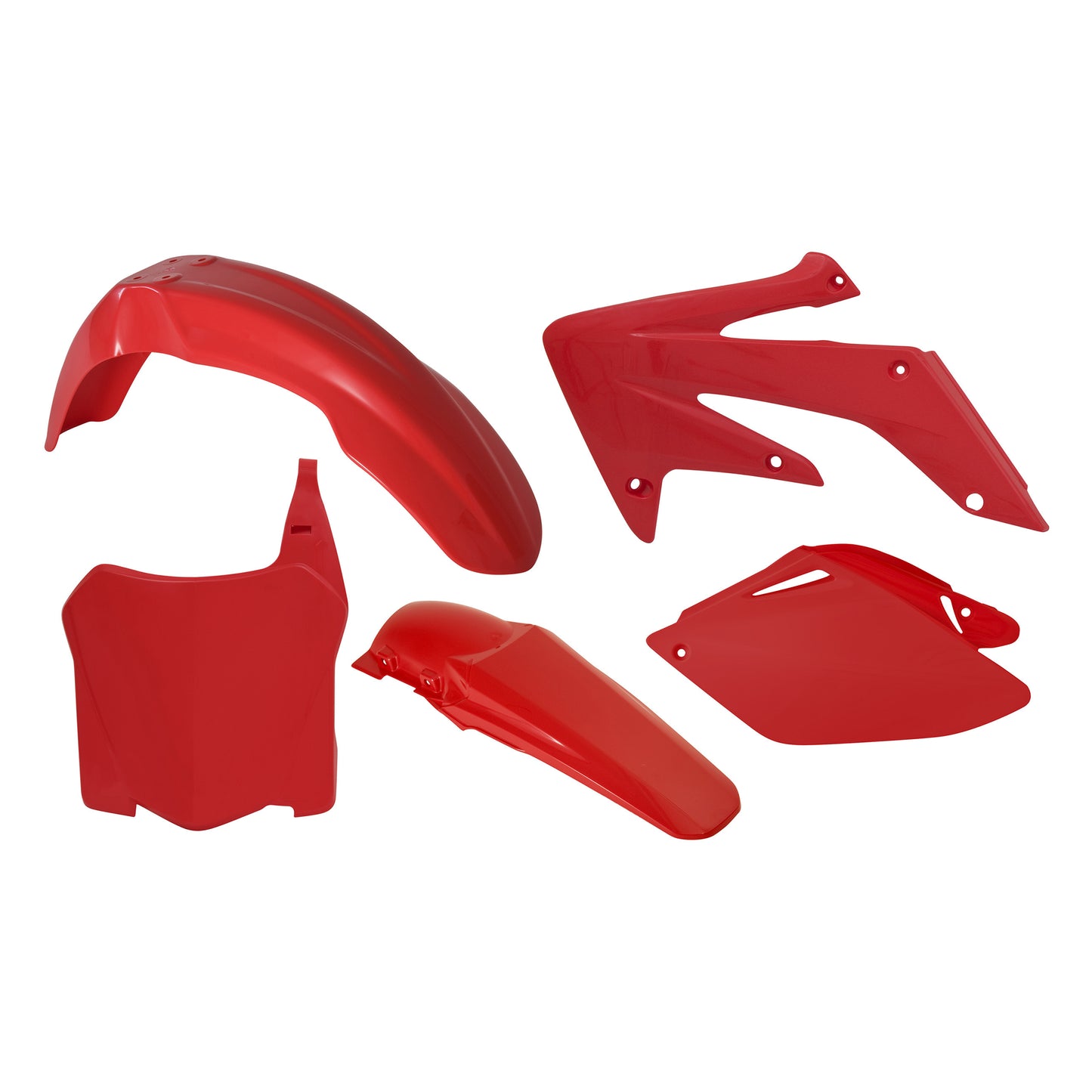 Racetech Plastic Kit CRF250 08-09 (5 pcs) Red