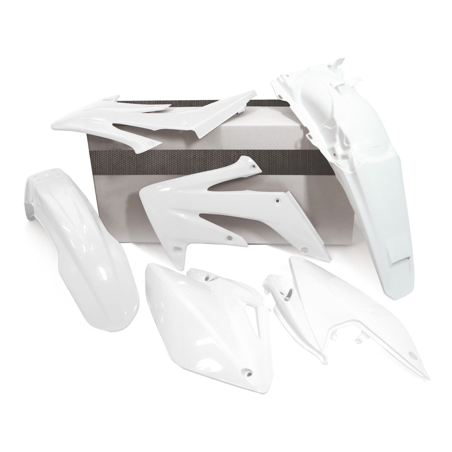 Racetech Plastic Kit CRFX250 04-19 (4 pcs) White