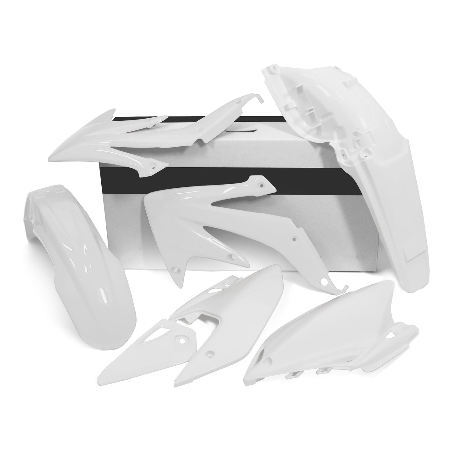 Racetech Plastic Kit CRFX450 08-17 (4 pcs) White