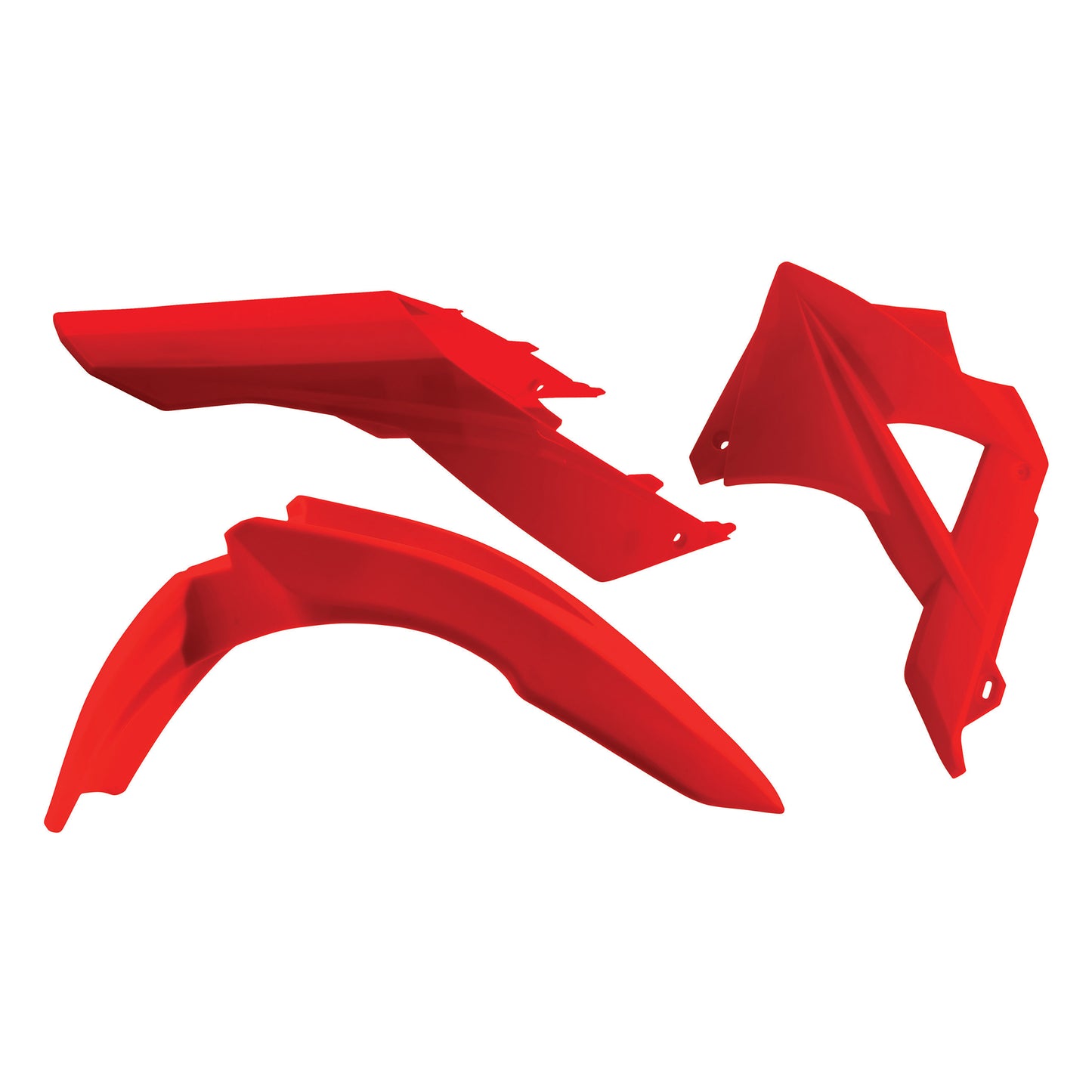 Racetech Plastic Kit MC-EC125-200-250-300-450 11 (3 pcs) Red