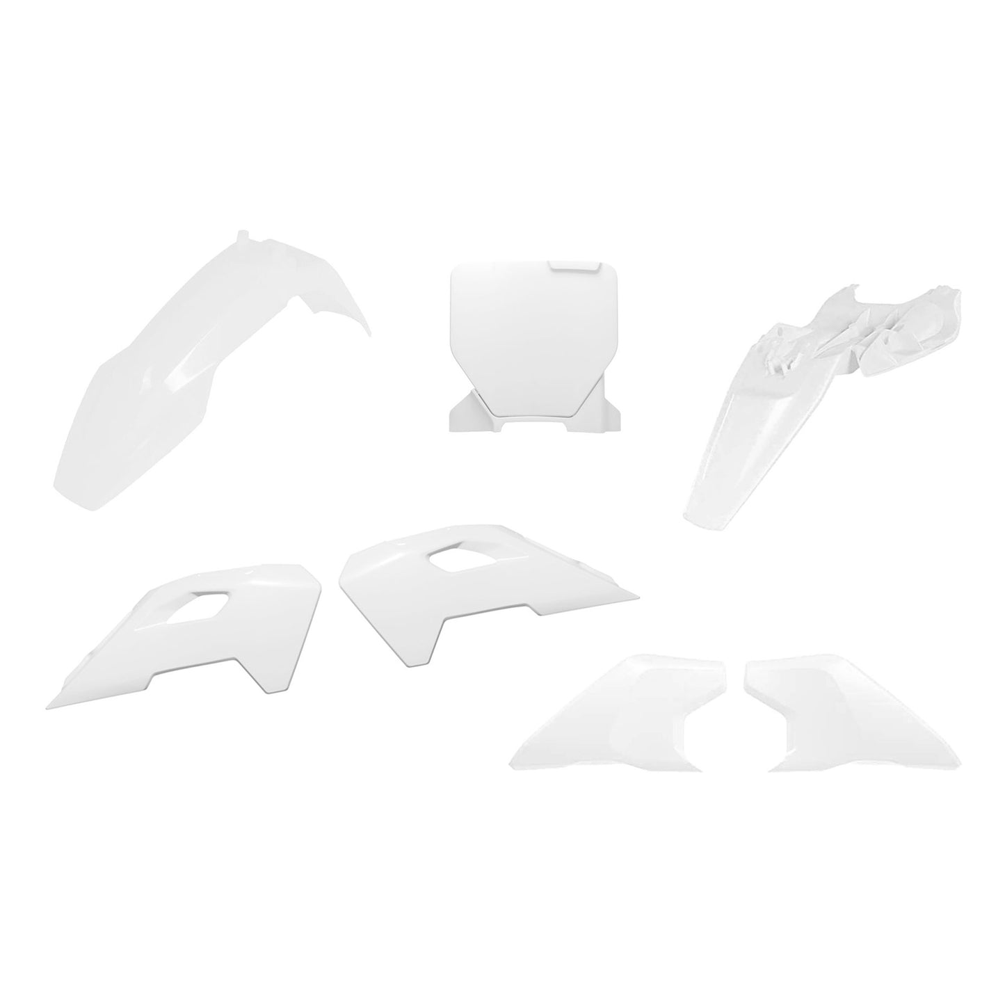 Racetech Plastic Kit TC65 24-25 (5 pcs) White