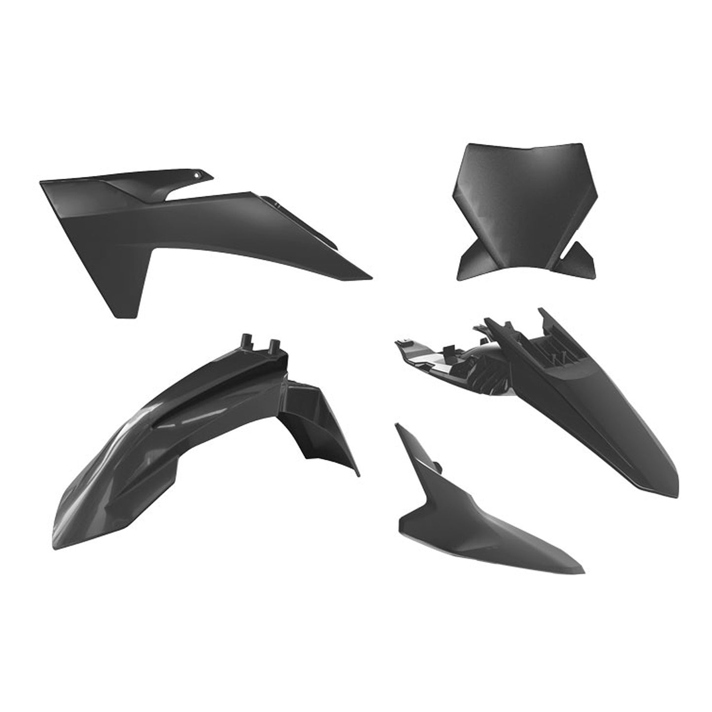 Racetech Plastic Kit SX65 24-25 (5 pcs) Black