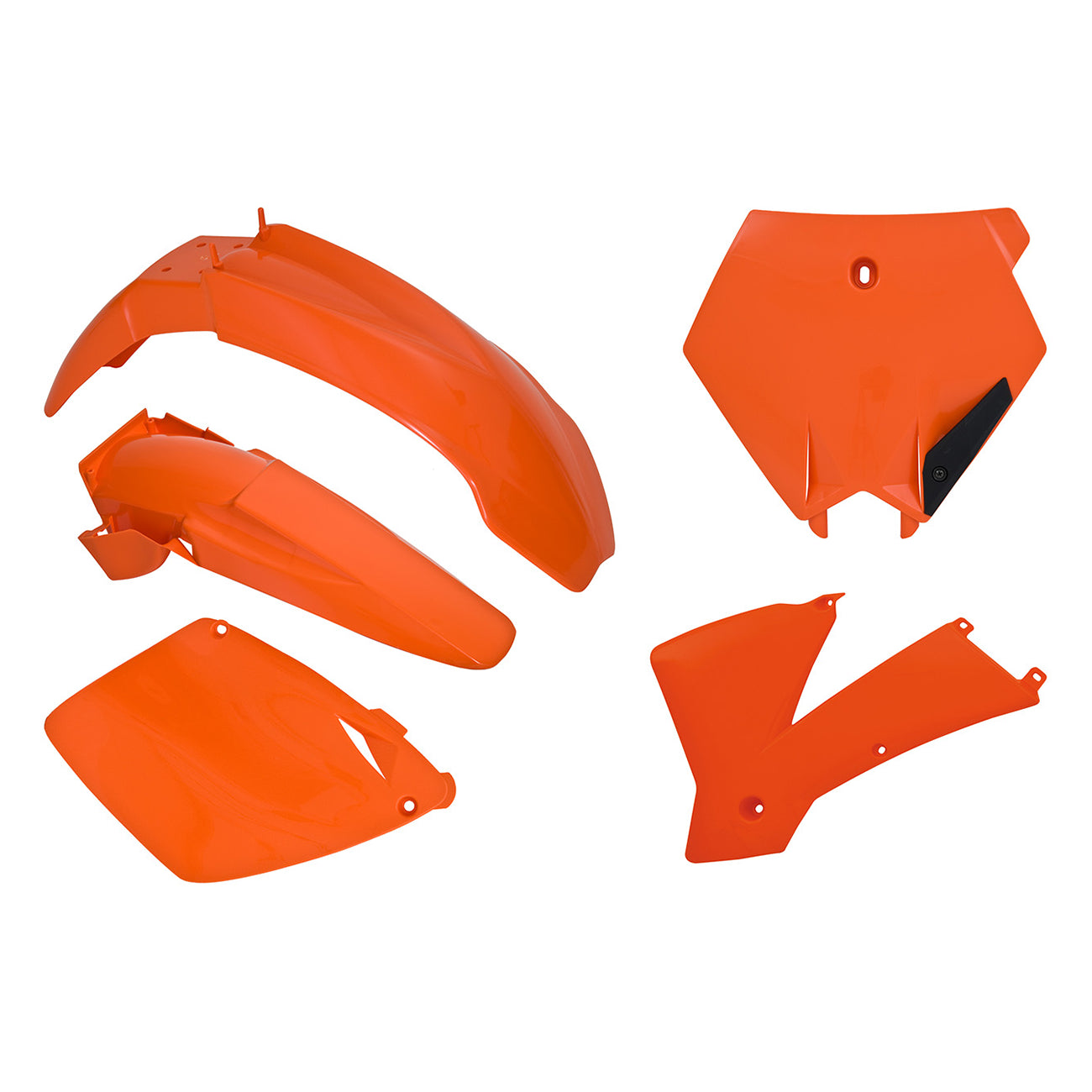 Racetech Plastic Kit SX-SXF125-520-525 01-03 (5 pcs) Orange