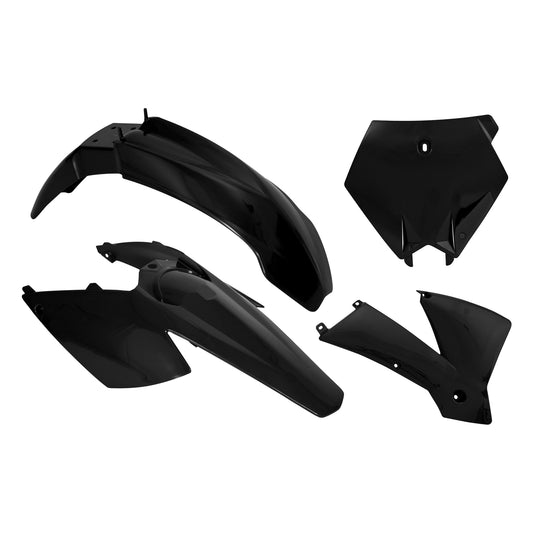 Racetech Plastic Kit SX-SXF250-450 03/SX/SXF 04 (5 pcs) Black