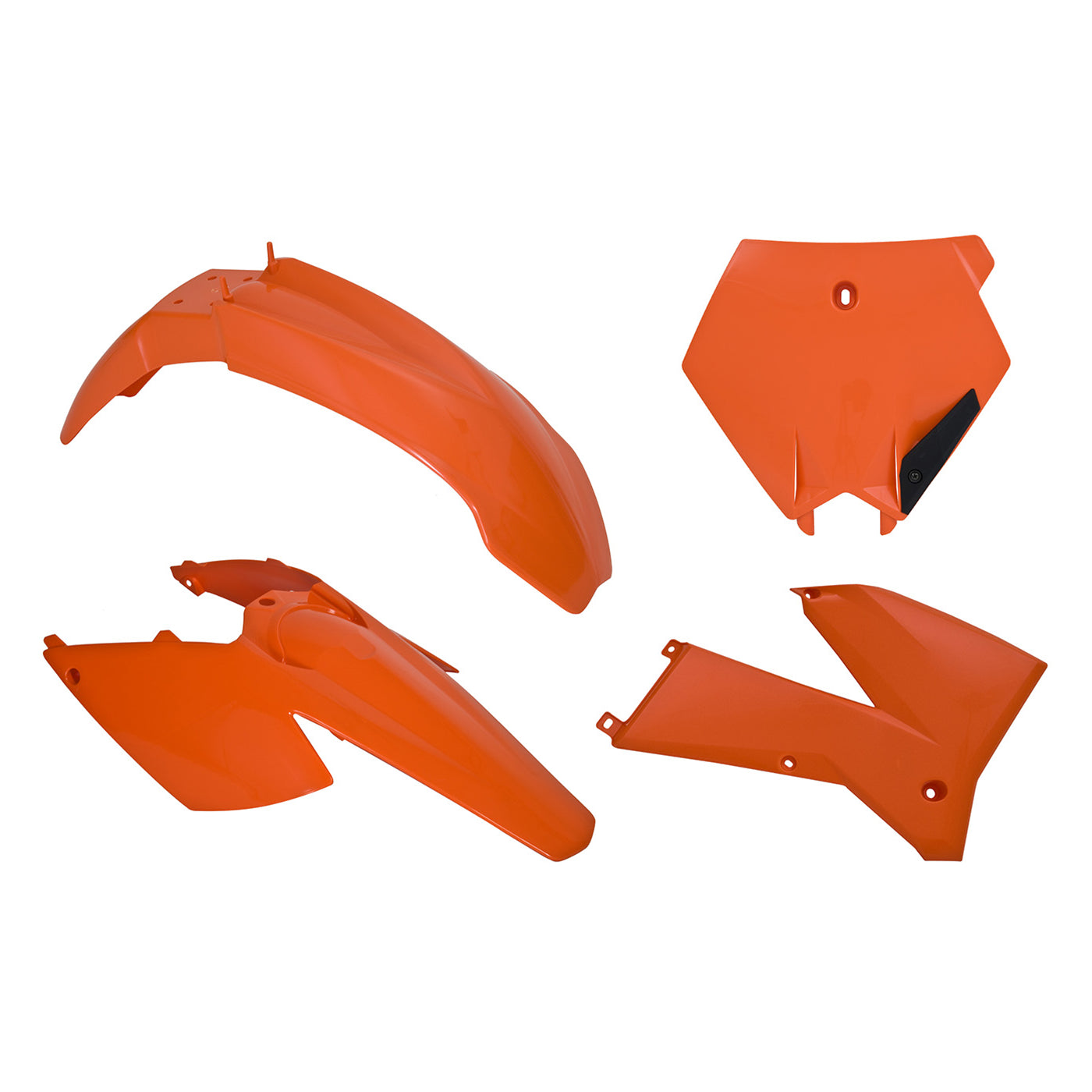Racetech Plastic Kit SX-SXF125/250-400-450 05-06 (4 pcs) Orange