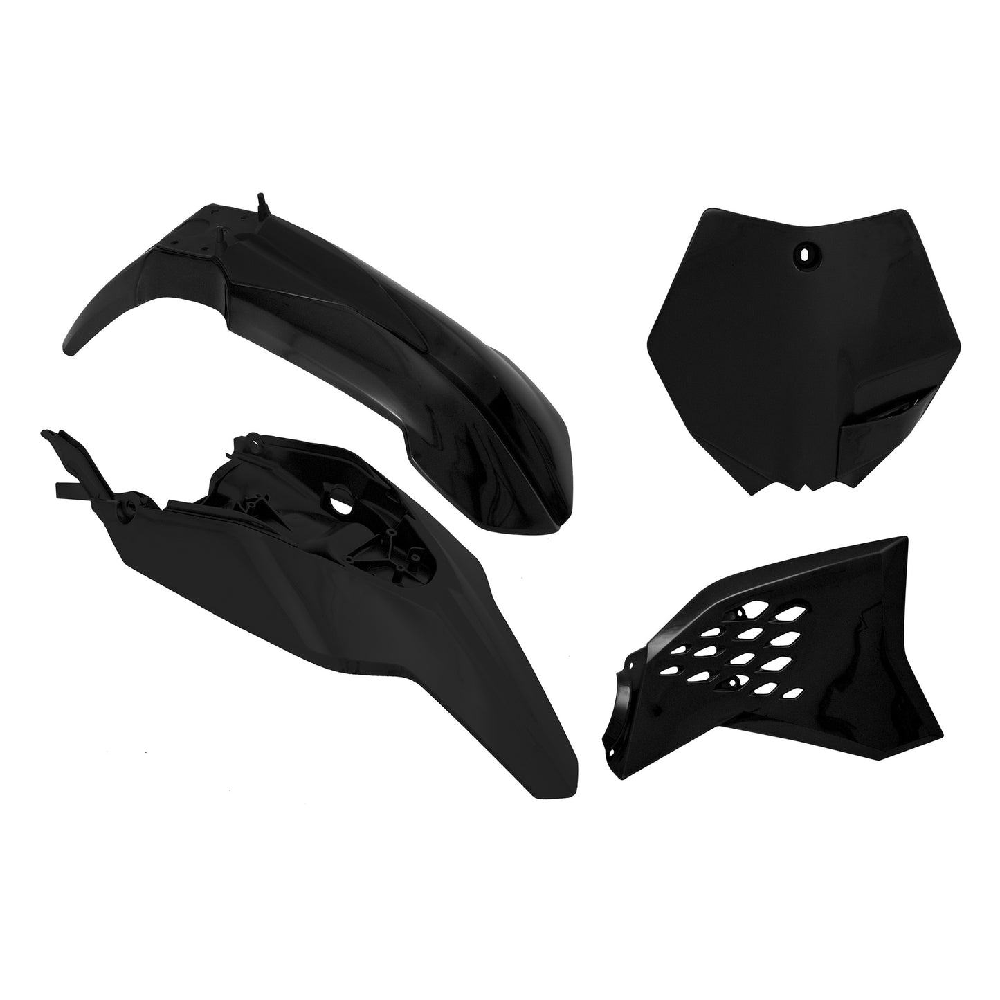 Racetech Plastic Kit SX65 09-11 (4 pcs) Black