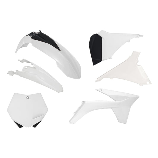 Racetech Plastic Kit SX125/150/250 12 (6 pcs) White