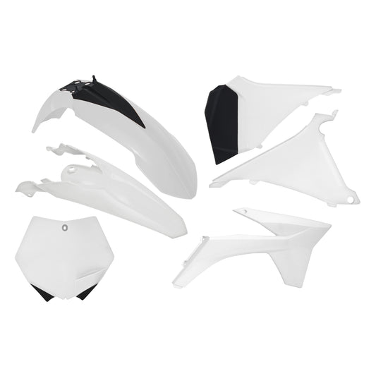 Racetech Plastic Kit SX125/150/250 11 (6 pcs) White