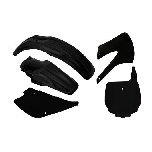 Racetech Plastic Kit KX85-100 98-13 (5 pcs) Black