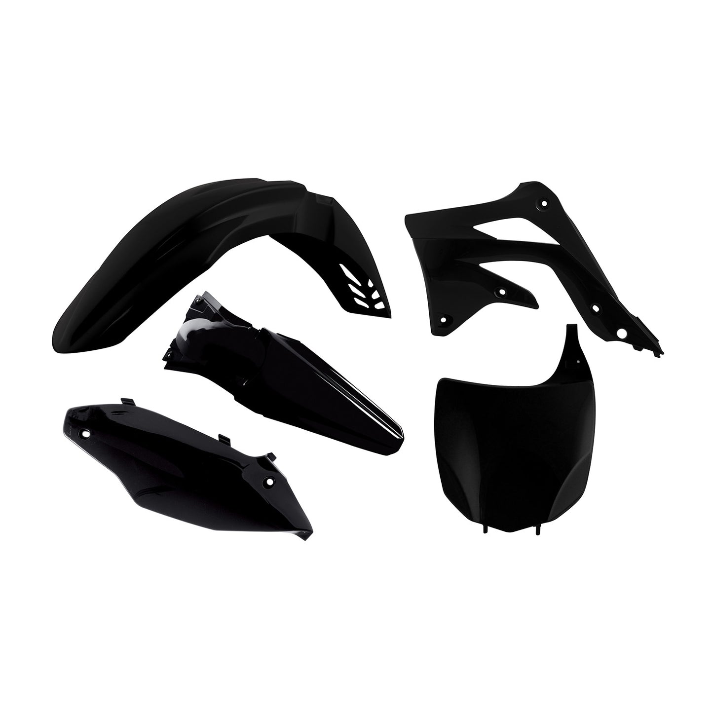 Racetech Plastic Kit KXF450 2012 (5 pcs) Black