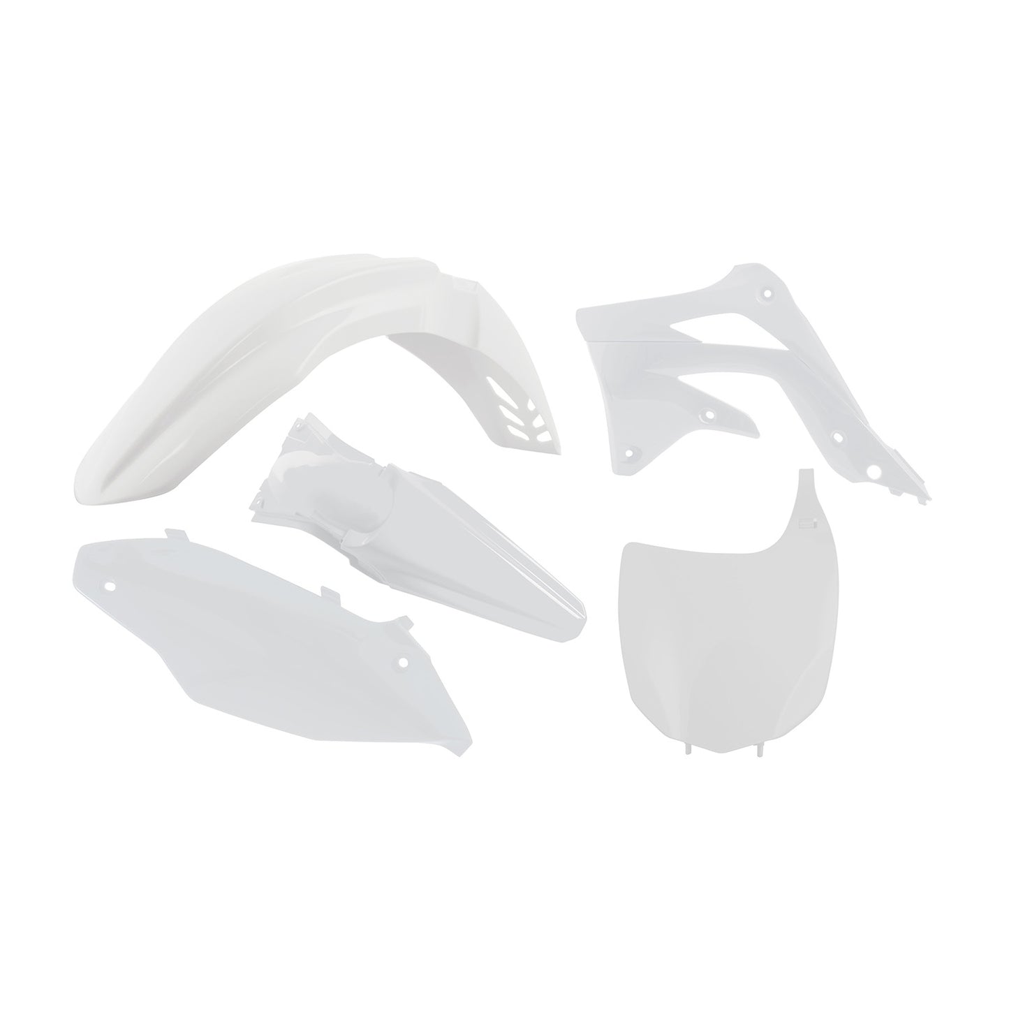 Racetech Plastic Kit KXF450 2012 (5 pcs) White