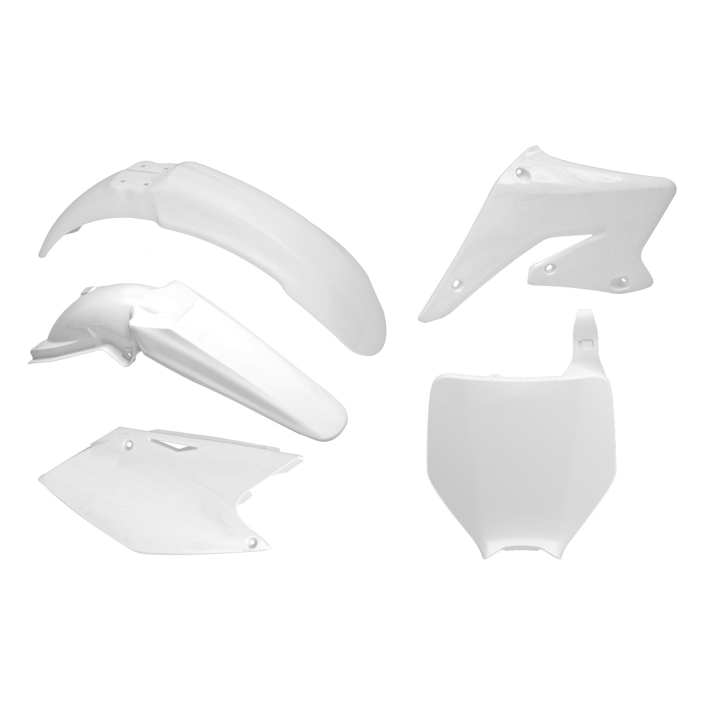 Racetech Plastic Kit RMZ250 04-06 (5 pcs) White