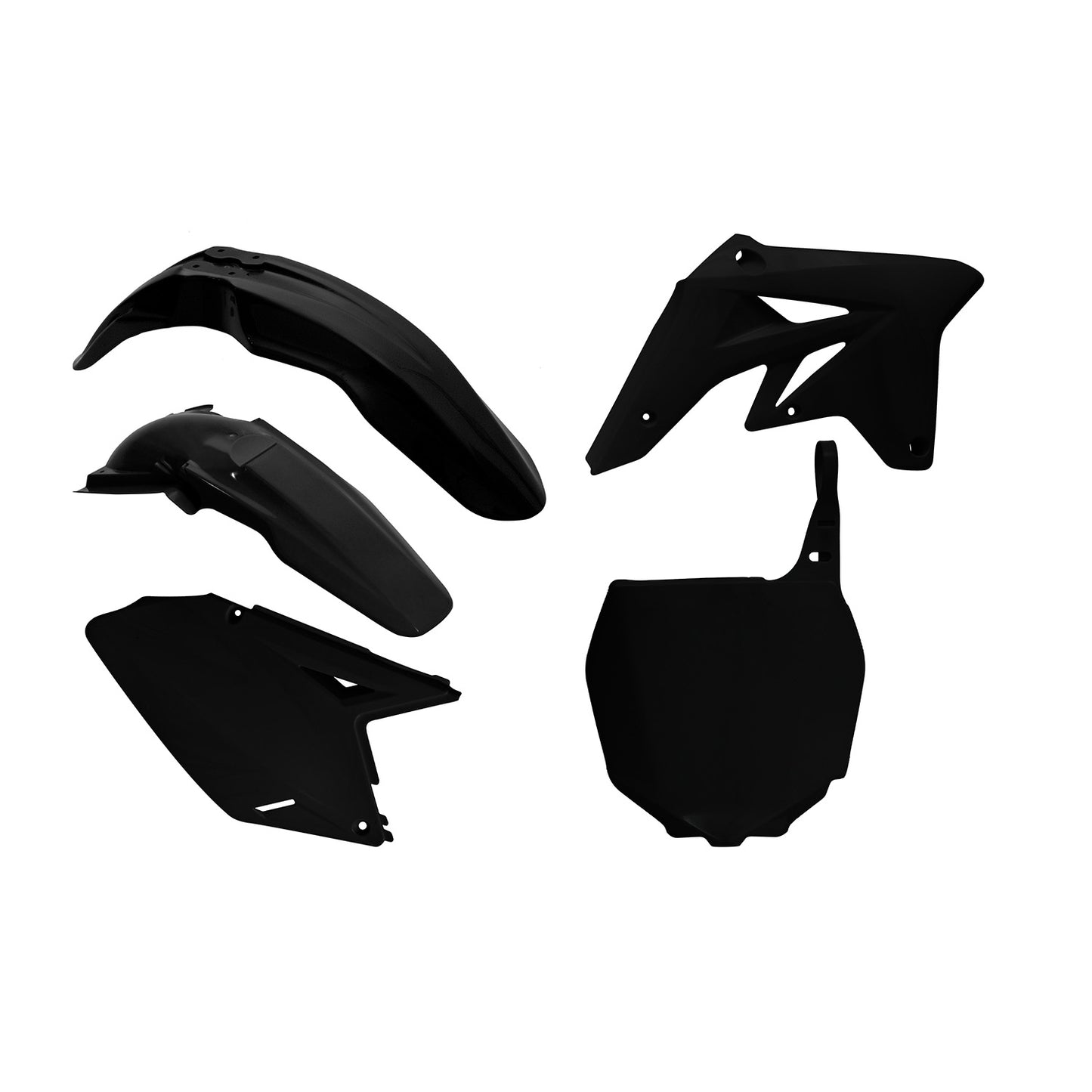 Racetech Plastic Kit RMZ250 07-09 (5 pcs) Black
