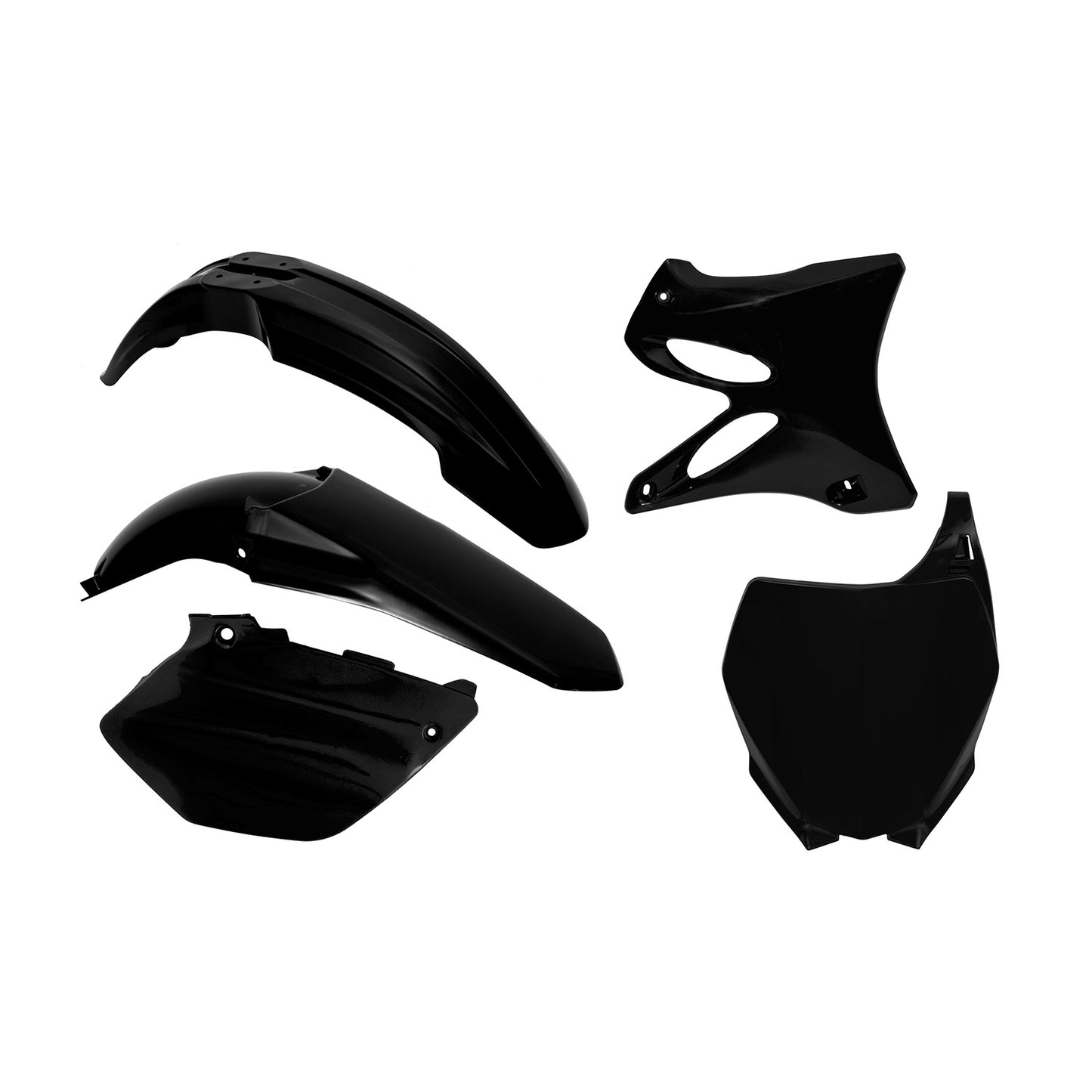 Racetech Plastic Kit YZ125/250 06-14 (4 pcs) Black