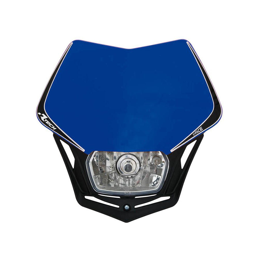 Racetech V-Face Headlight Blue / Black