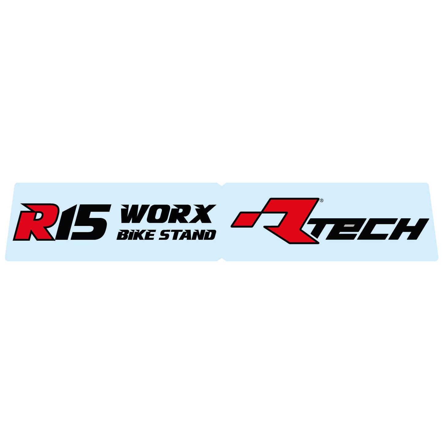 Racetech R15 Replacement Stickers Kit Red / Black