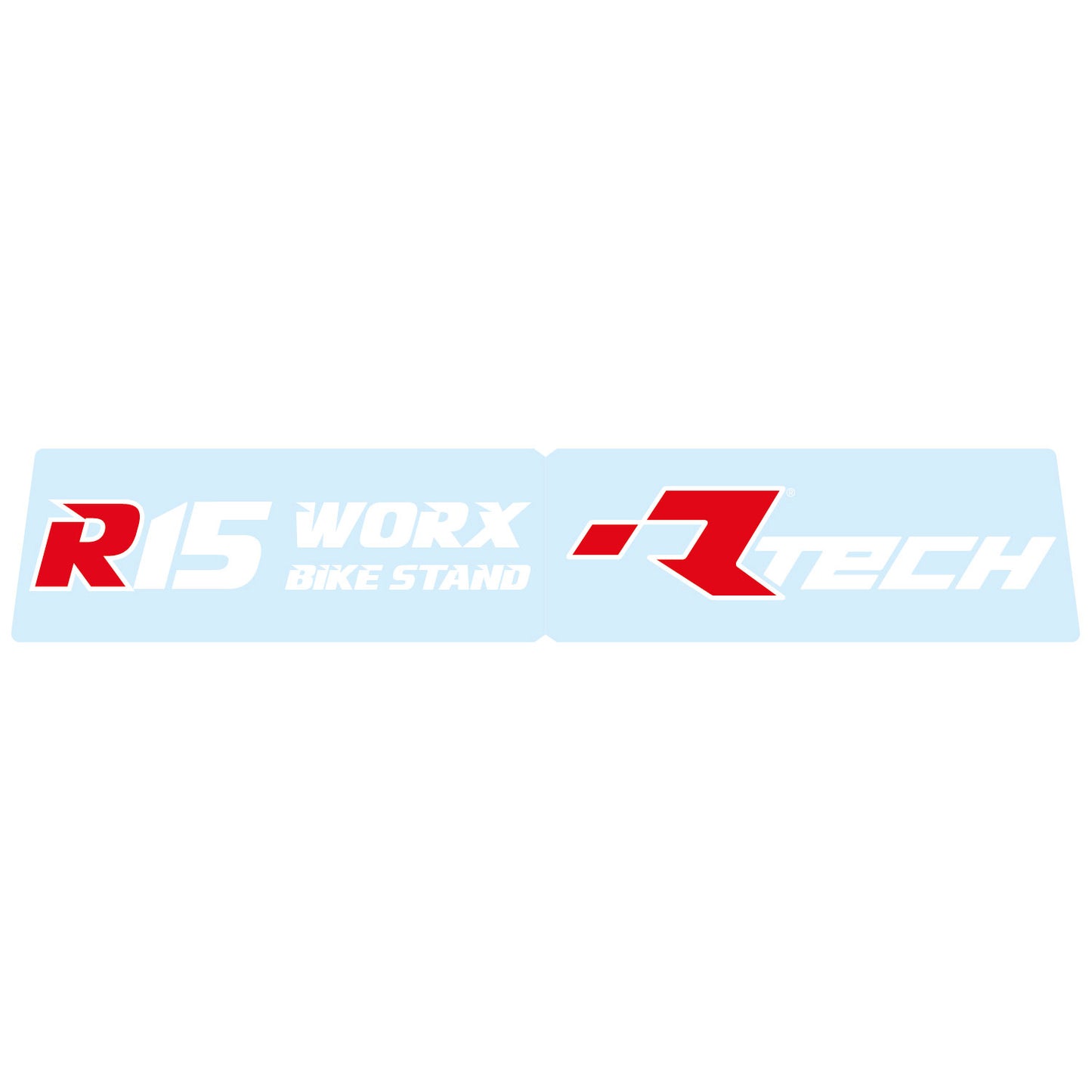 Racetech R15 Replacement Stickers Kit Red / White